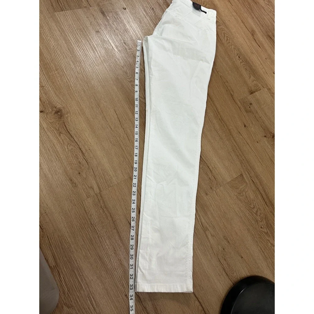 Good Man Brand Mens White Chino Pants Slim Fit Size 32x34 Cotton Blend NWT